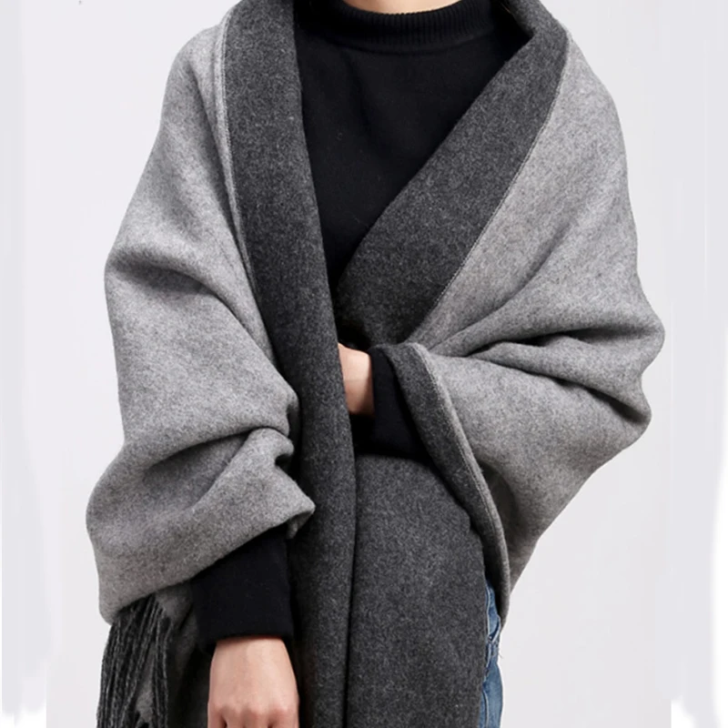 

100% Pure Cashmere Scarf for Women Winter Scarf Luxury Brand 2020 Cashmere Warm Shawls and Wraps for Women Pashmina Poncho Stole