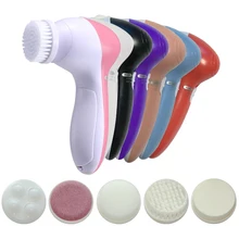 Электрический Spin Spa 5 в 1 щетка для чистки пор для лица Очиститель массажный инструмент машина для лица Глубокая чистка кистей щетка для чистки лица