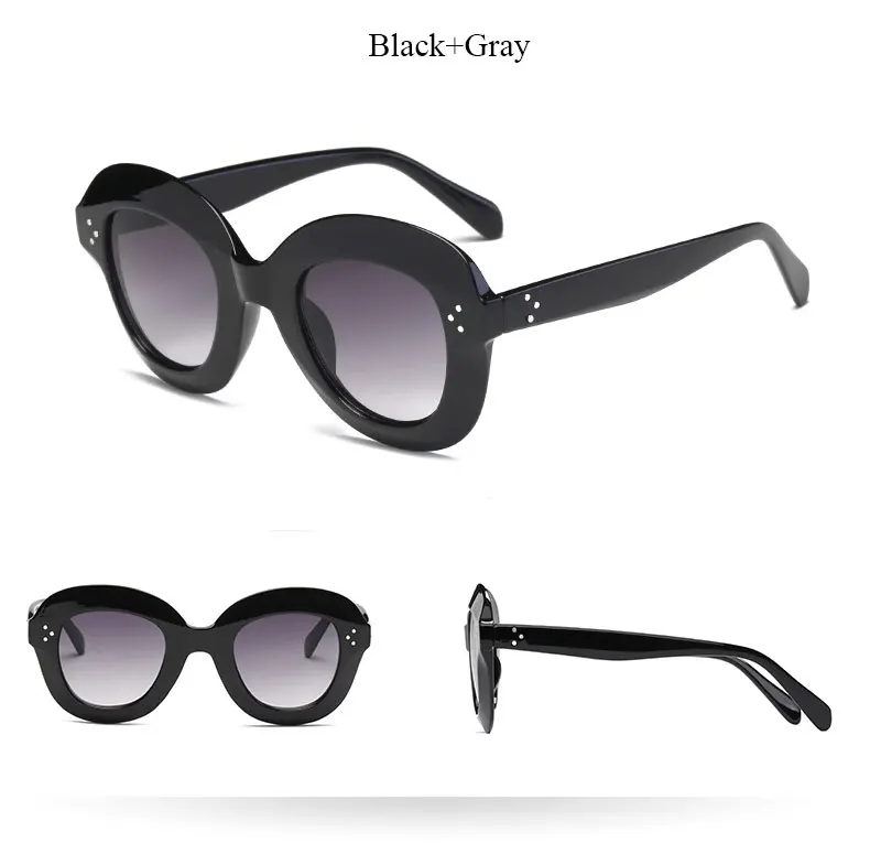 Высокое качество 2019 г. роскошные женские солнцезащитные очки Пластик Frame Мода уникальный кошачий глаз солнцезащитные Стекло Брендовая