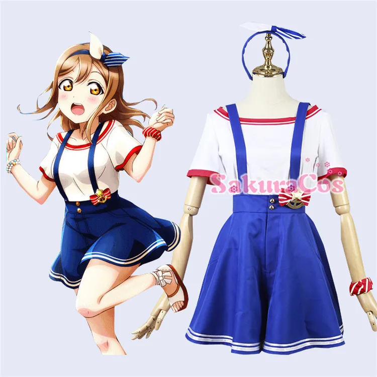Аниме Love Live Sunshine Aqours HANAMARU KUNIKIDA 6th Anniversary UnAwakening Униформа костюм для ролевой игры