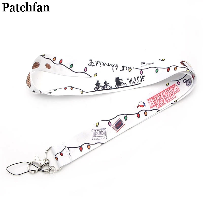 20 шт./партия Patchfan странные вещи винтажное искусство крутые мужские lanyards ключи в