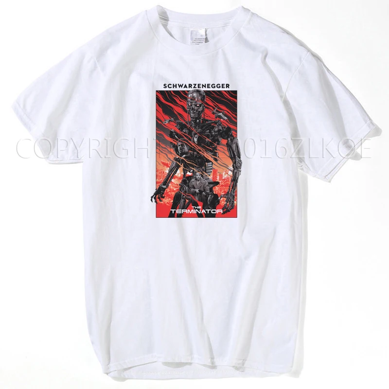 Free Shipping 2018 Brand New Design Terminator T Shirt Cute Anime cool man Top Tees Shirt I'm ...