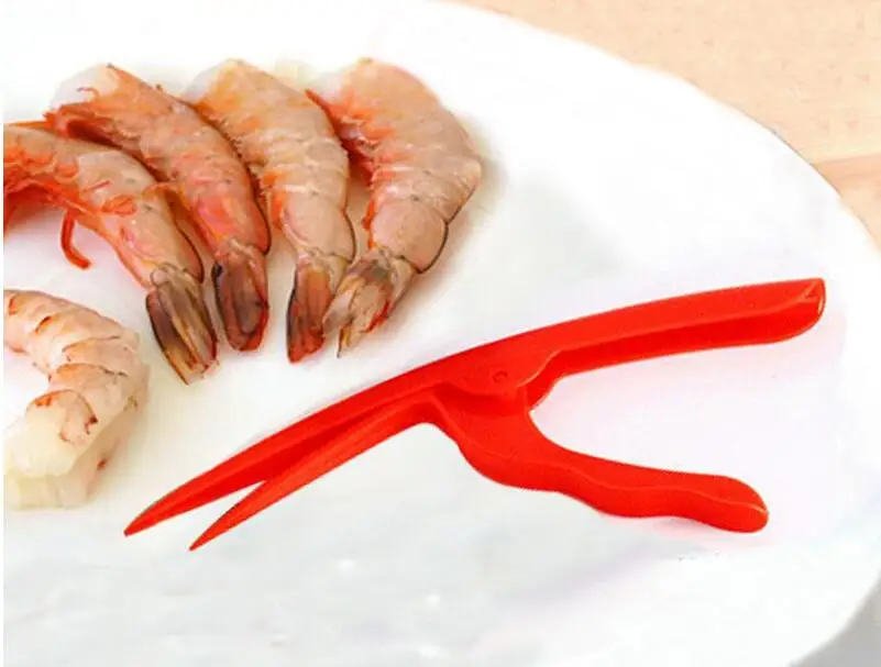 1 шт. универсальный пластиковый портативный нож для крепления креветки