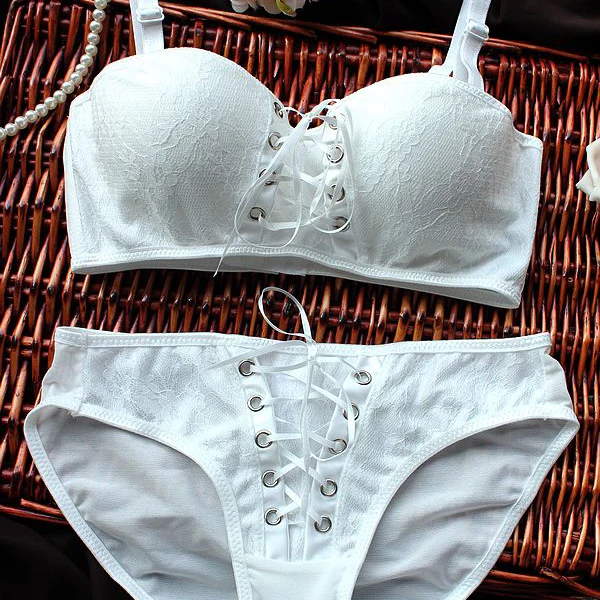 

The 2015 latest popular simple cotton comfortable lingerie suits women lace bra sexy underwear bra sets wholesale drop shipping