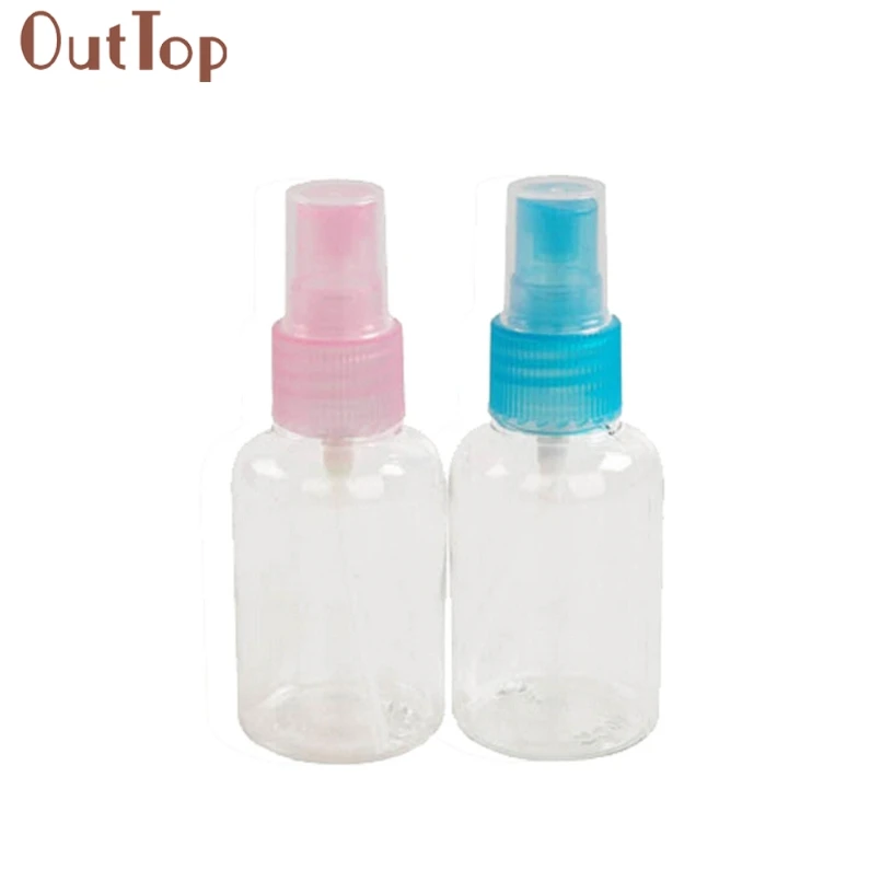 

OutTop Best Deal Good Quality New 5Pcs Clear 75ml Empty Spray Bottle Travel Transparent Plastic Perfume Atomizer#30 1101
