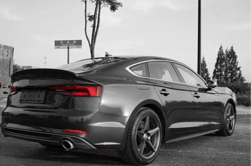 Спойлер из углеродного волокна утиное крыло для Audi a5 s5 Sportback 4 двери 2017 2018|Спойлеры