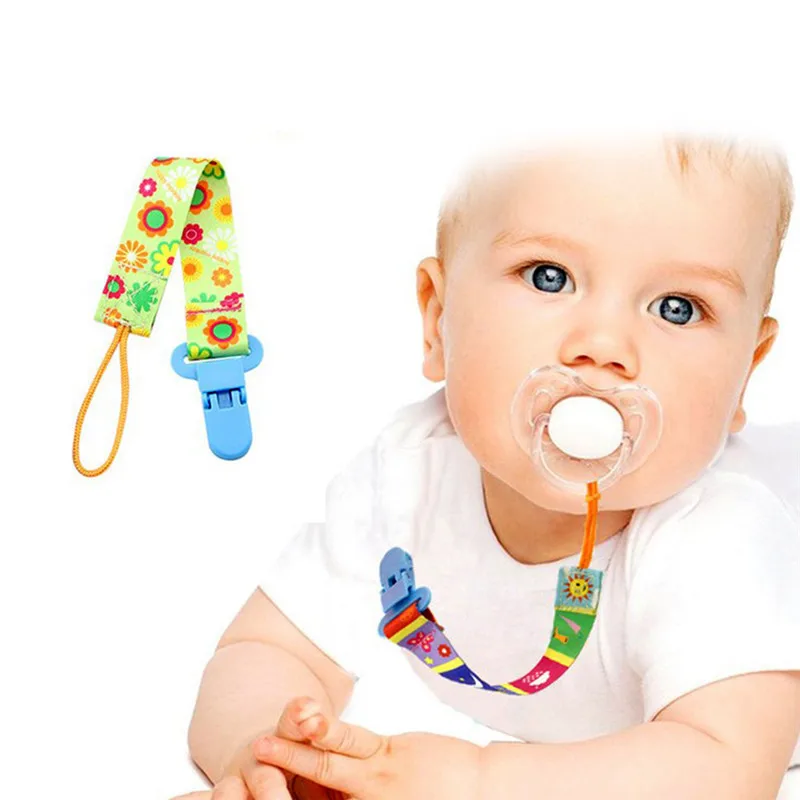 Unisex Toddler Baby Chain Strap Dummy Pacifier Soother Nipple Leash Clip Hot 8C