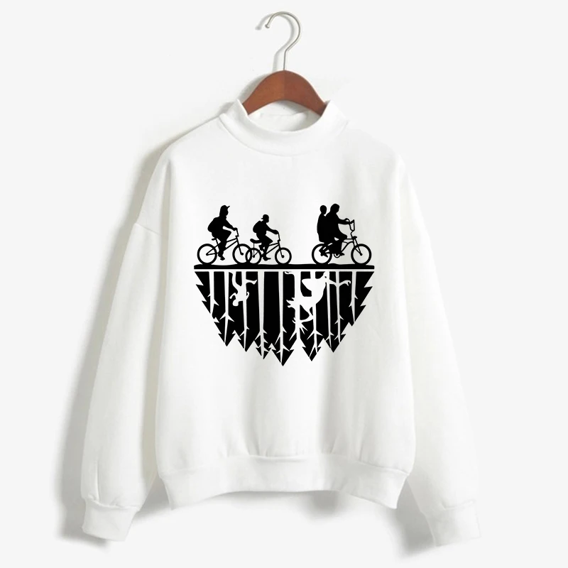 Harajuku kpop stranger things Sweatshirts Letter Print Couple Hoodies Women Spring Loose Long sleeve Hip Hop poleron mujer