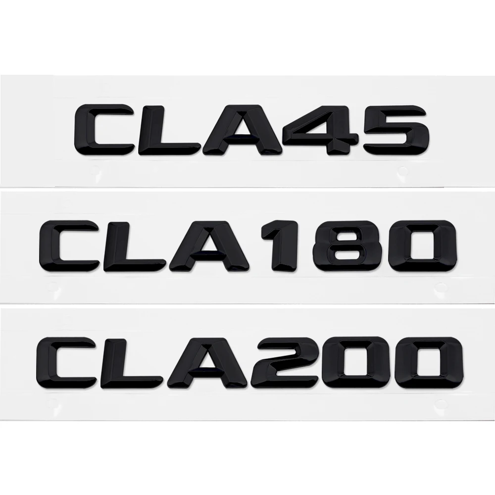 

Car Trunk Sticker Metal Plastic Emblem for Mercedes CLA Class Benz CLA45 CLA180 200 220 250 260 W210 W211 Exterior Accessories
