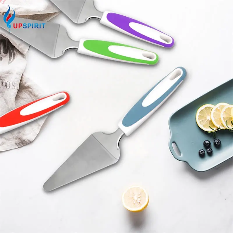  Upspirit Stainless Steel Cake Shovel Pizza Peel Pancake Serving Spatula Cheese Butter Scraper Cream