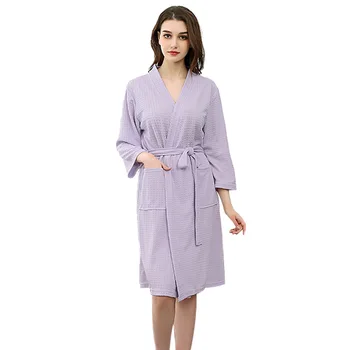 

Full Sleeve Female Sexy Kimono Bath Gown Spring Autumn Long Robe Solid Color Sleepwear Casual Night Gown Nightdress M XL XXXL