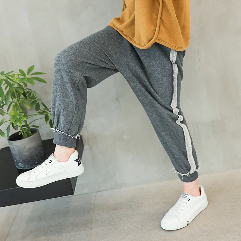

New Pattern Clothing Leisure Time Pants Children Western Style Autumn Leisure Time Motion Trousers
