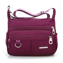 Водонепроницаемые нейлоновые женские сумки-мессенджеры, повседневные клатчи Carteira, винтажные вместительные сумки для девушек, женские сумки через плечо, сумки на плечо