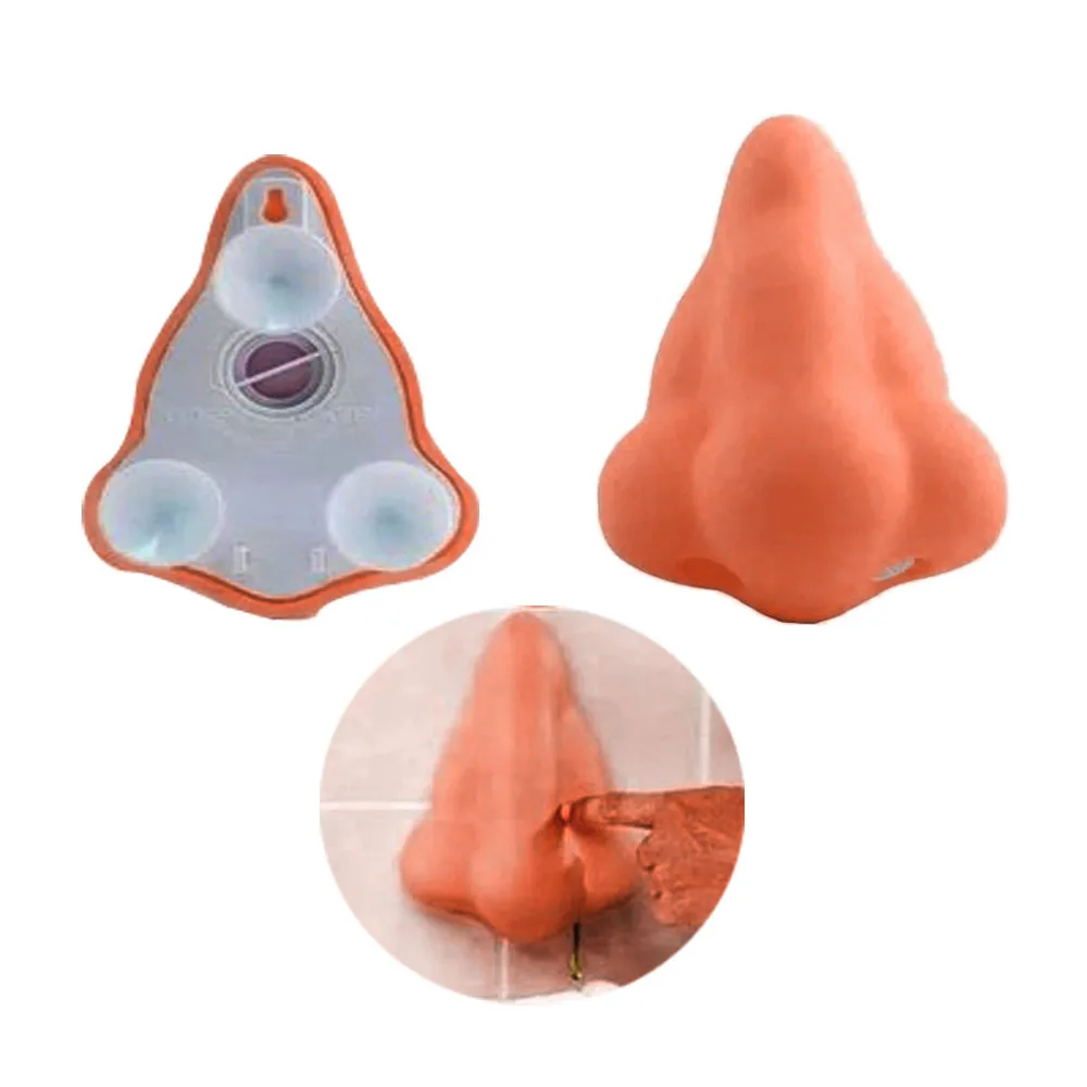 

New Nose Soap Dispenser Shower Gel And Sanitizer Dispenser Bathroom Suction Hook