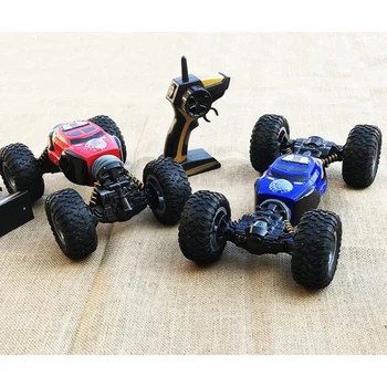 

Remote Control Vehicle 2.4 G Turn Bucket Off-road Stunt Twist High-speed Car Deformed Torque Vehicle Charging Four-wheel Drive C