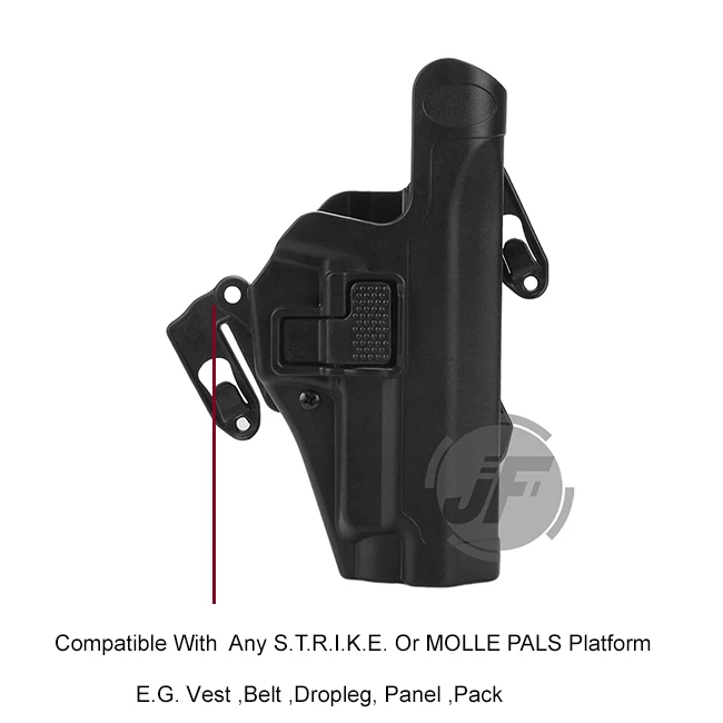 Тактический Serpa уровня 2 Автоматическая блокировка обязанность правой кобура ж/Молл платформа и подсумок для Sig зауэр P226 P229