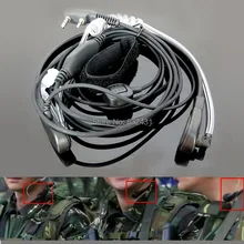 Anti Noise Handsfree Finger PTT Throat Control Acoustic Tube Earphone for Baofeng Kenwood UV5R Walkie Talkie