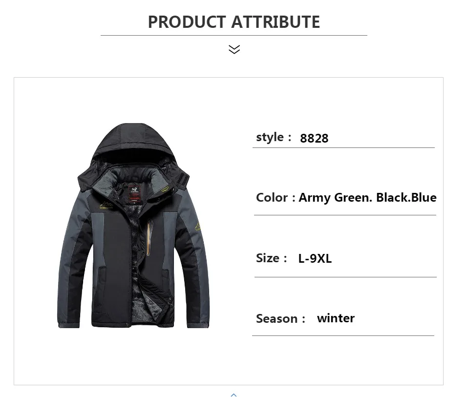 Casaco masculino inverno 6XL 7XL 8XL 9XL одежда для мужчин пальто плюс бархат утолщение ветровка мужская с капюшоном повседневные теплые куртки