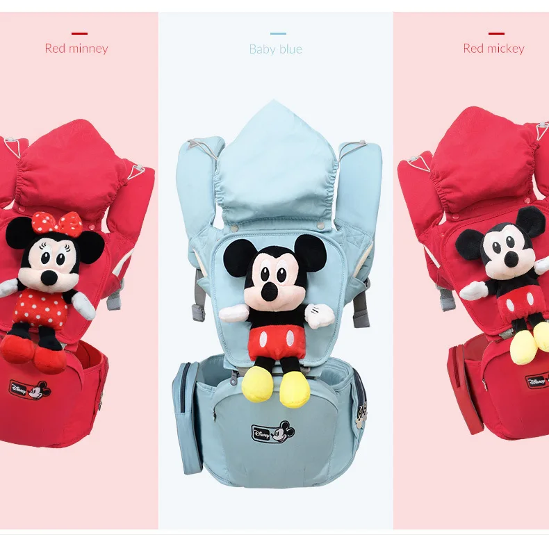 Disney Baby Carrier Удобная Передняя облицовка многофункциональное приспособление для переноски слинг для младенцев Рюкзак-кенгуру мешочек аксессуары для упаковки