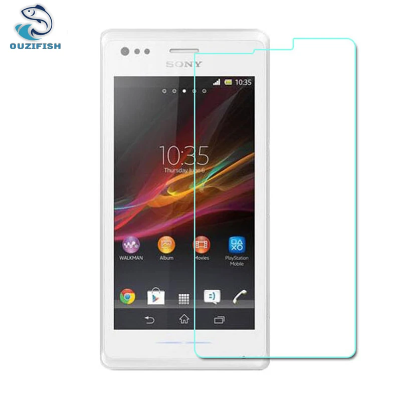 

OUZIFISH Premium Tempered Glass For Sony Xperia M / C1904 C1905 Dual C2004 C2005 Screen Protector 9H Protective Film Guard