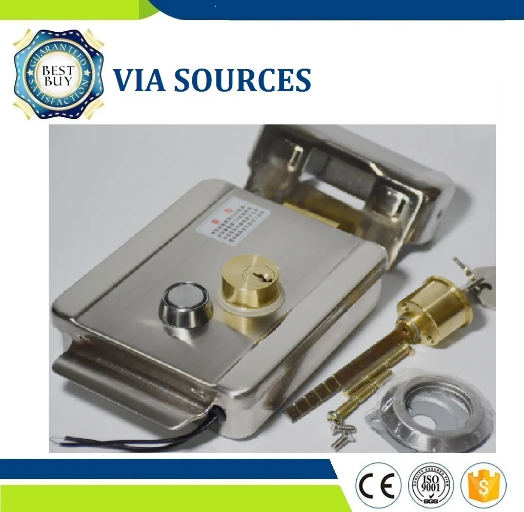 

Direct Factory Gate Door Electric Door Lock Dc 12v Fit Video Door Phone / Doorbell Intercom Access Control Security System