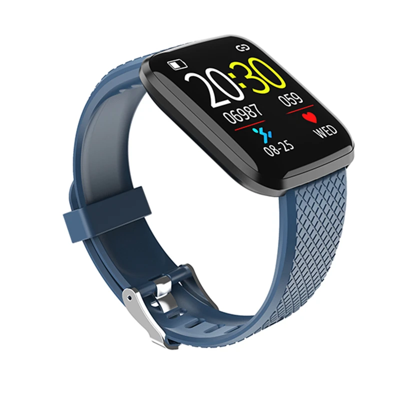 

Bakeey 116 Plus2 UI Update Ul&tra Thin Anti-lost HR Blood Pressure Monitor IP67 Multi Sport Modes Reminder Fitness Smart Watch