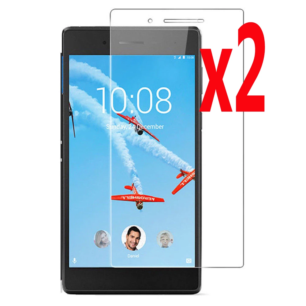 Murah 2X Jelas Film + 2x Kain paket Ritel Pelindung Layar LCD Film Pelindung Penjaga untuk Lenovo Tab 7 Penting TB 7304F L N 7\