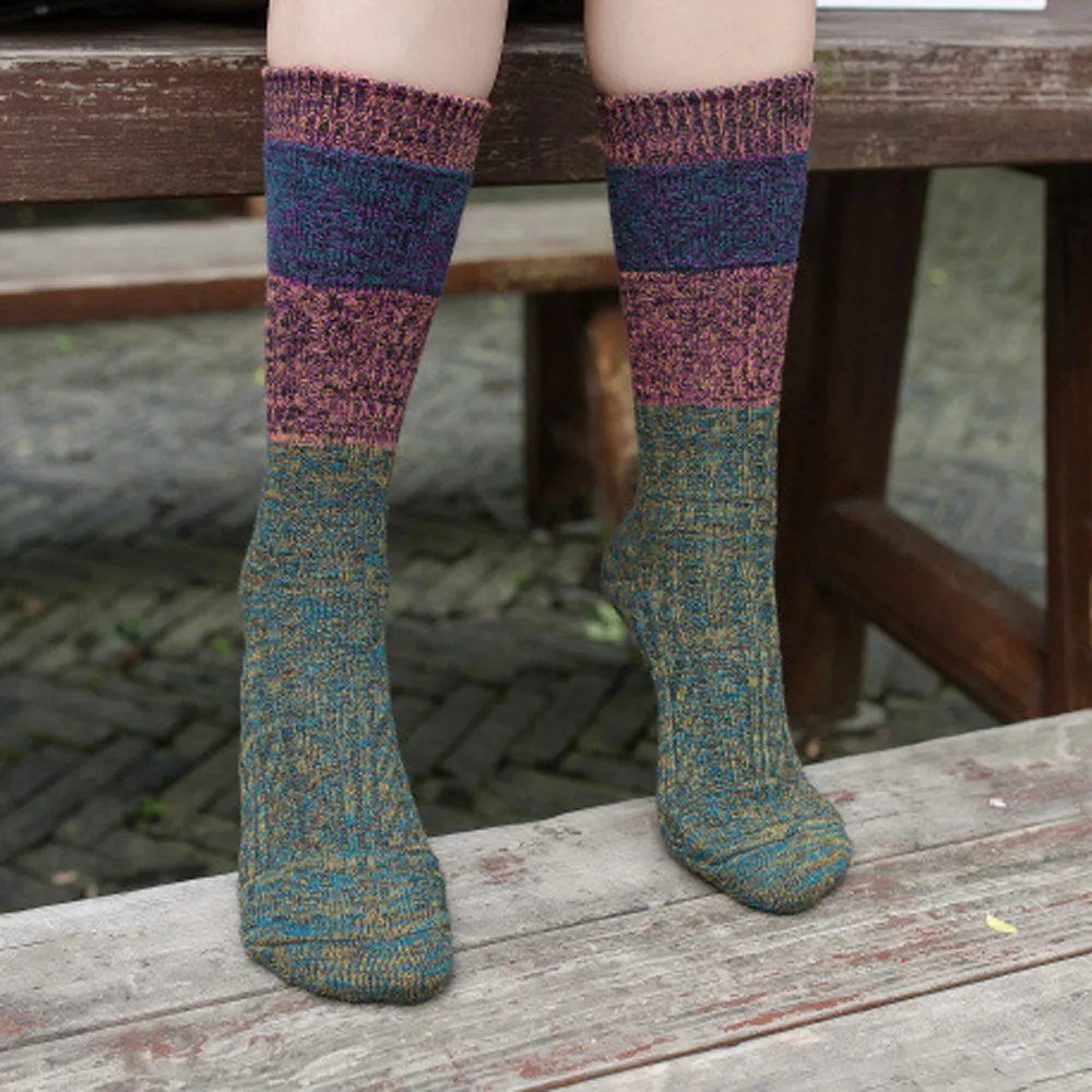 

Women Girl keep warmCotton Boot Cuffs Warmer Leg Breathable socks L50C