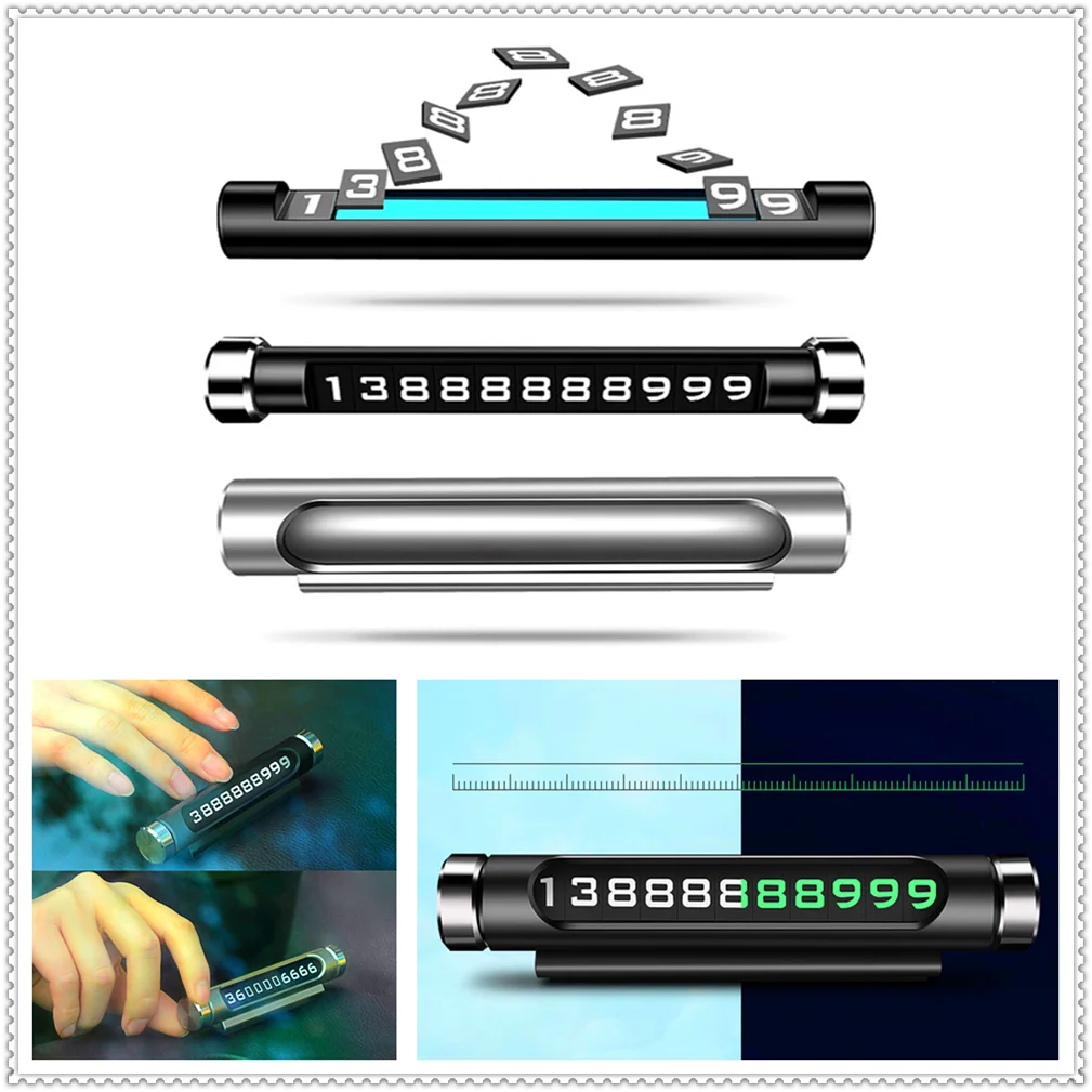 

Car Parking Card phone Number plate FOR KIA RIO K3 K4 Sportage SORENTO venga Hyundai Avante Sonata ProCeed Optima K900