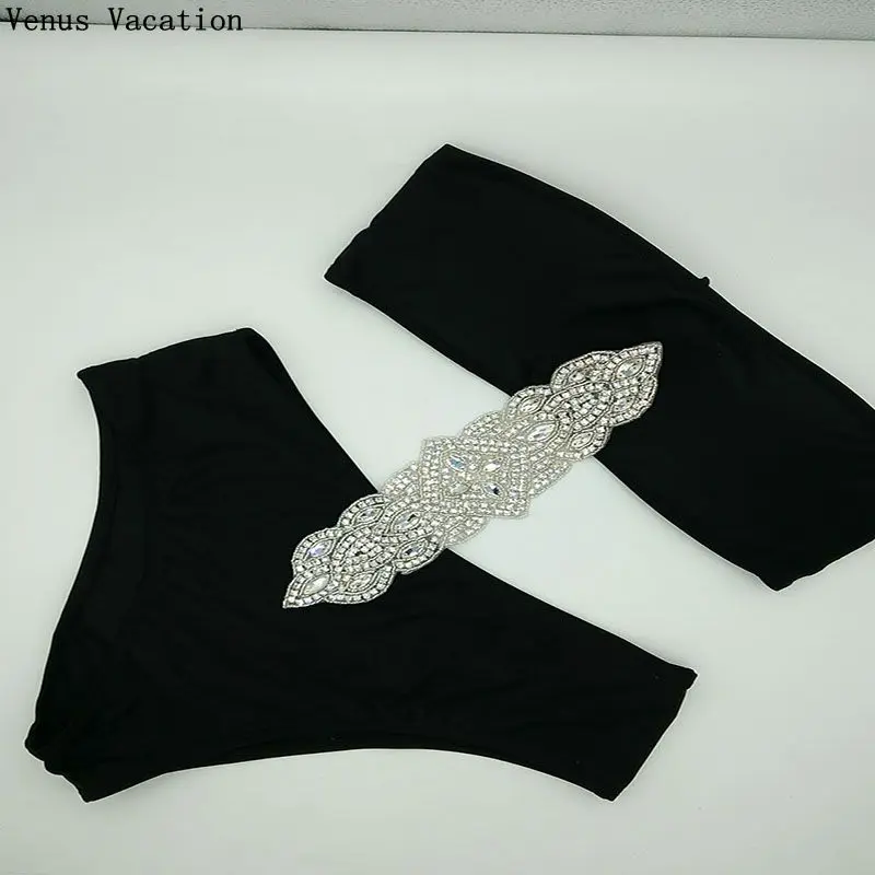 

Venus Vacation 2018 strapless srystal sexy women bikinis brazilian swimsuit push up hot selling bathing suit biquini beachwear