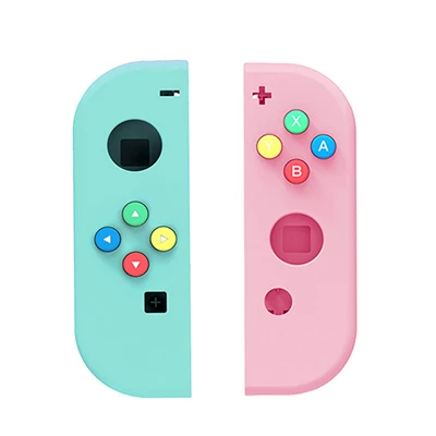 Сменный корпус для nintendo Switch NS Joy Con, чехол для пульта дистанционного управления, джойстик для джойстика, чехол для корпуса - Цвет: Pink back Plate