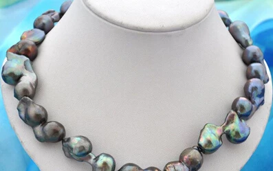 

0002987 baroque black keshi reborn pearl necklace