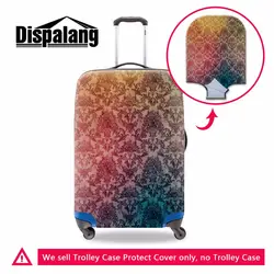 Водонепроницаемый покрытия чемодана защита багажа Обложка спандекс 18-30 дюймов чемодан защитная крышка для женщин ясно дождевик для