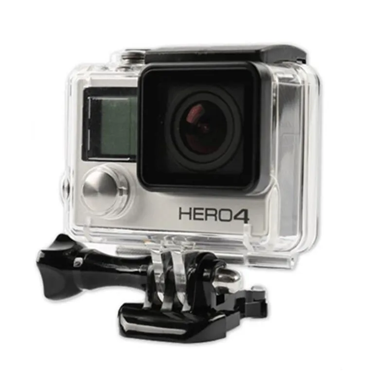 Подводный водонепроницаемый чехол для Go Pro Hero 4, сменный защитный чехол для GoPro Hero 4 3+ plus, аксессуары для камеры