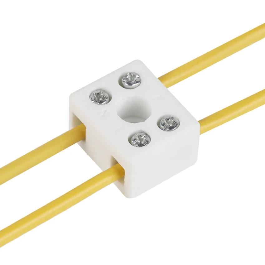 

1pc 0.1-25mm 400V Insulation High Temp Porcelain Ceramic Terminal Block
