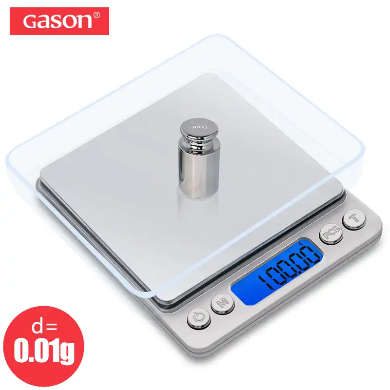 Цифровые карманные мини весы GASON Z1s из нержавеющей стали точные ювелирные