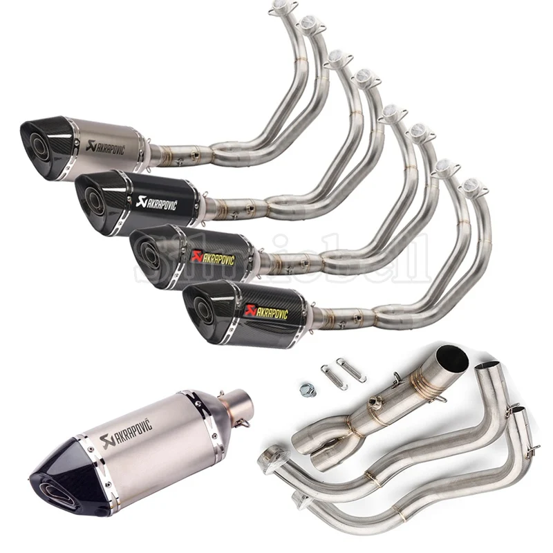 Akrapovic мотоцикл глушитель Escape полная система и труба для Yamaha MT 07 FZ07 FZ Tracer (2014 2018) XSR700