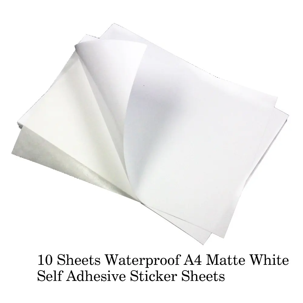 Self Adhesive Sticker Labels A4 Laser Inkjet Printer Copier Craft Paper 10pcs 50pcs