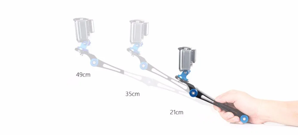 Новая Складная селфи-палка, портативный мини-монопод, ручной держатель для GoPro Hero 7 6 5 4 3 xiaomi yi SJcam, экшн-камеры