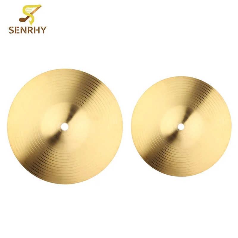 

SENRHY 8/10 Inch Copper Alloy Crash Cymbal Drum Set Durable Brass Alloy Cymbal For Percussion Instruments Players Beginners Hot