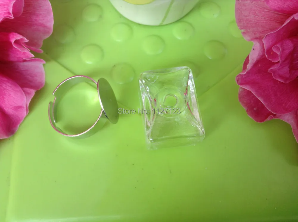 

Free shipping !! 30sets17x24mm rectangle Bubble Liquid Rings,glass bubble rings,Globe Bottle Rings,glass globe rings