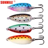 SUNMILE Fishing Trout Spinning Spoon Lure ,7g/14g/25g VMC Hook Ultralight Metal Lures Pesca Artificial Hard Bait For Bass Pike ► Photo 1/6