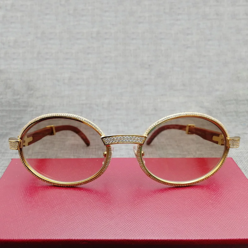 luxury round eyeglasses
