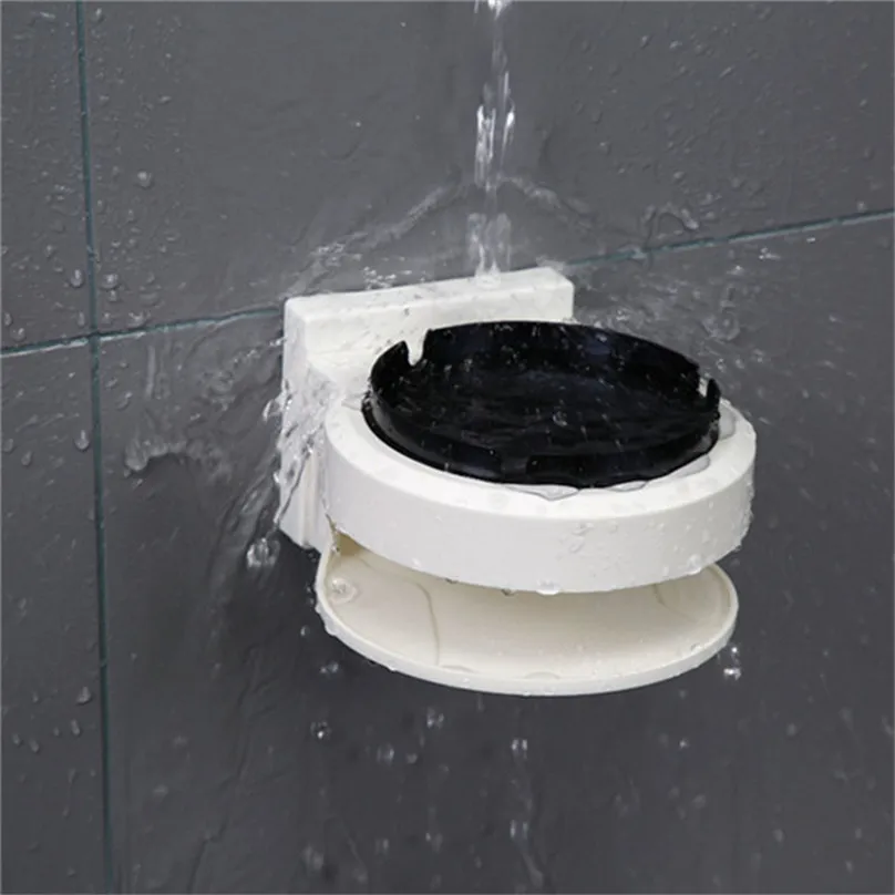 Bathroom Ash bin wall mounted ashtray outside pub garden office smoking box tray cigarett Ashtrays #4A02 (5)