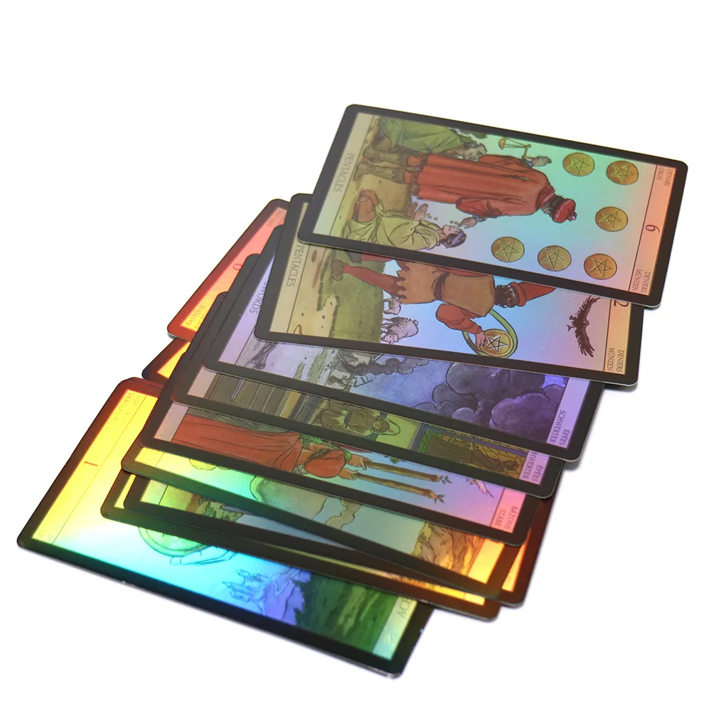 Английская испанская французская версия Shine Waite Tarot карты гадание Фортуна