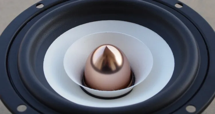 Audio Labs High Performance 4inch full range speaker 1Pair Mixed Paper Cone Aluminum Bullet 4/8ohm 25W 4