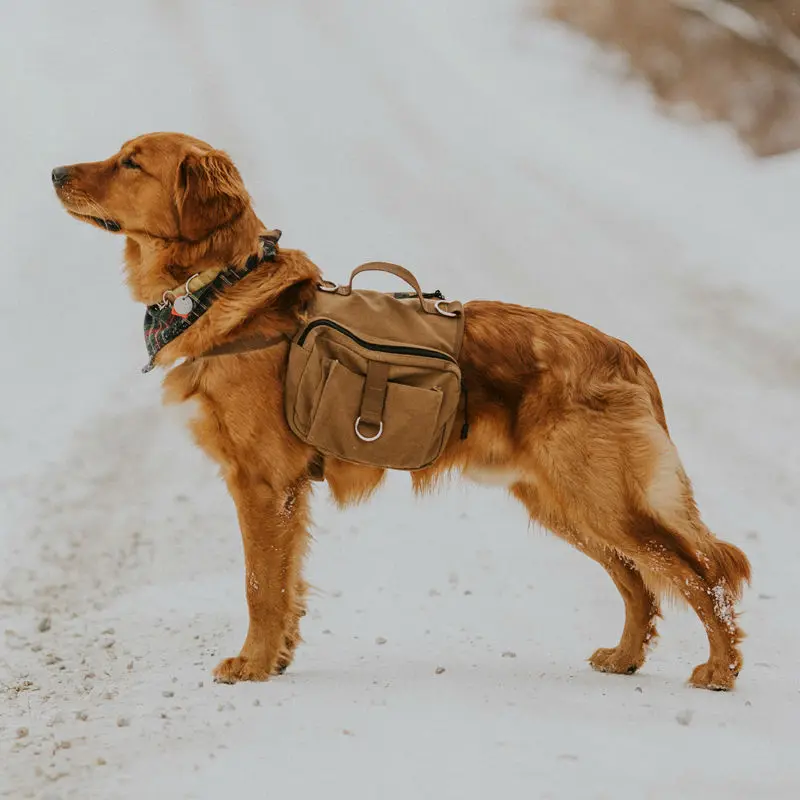 Onetigris Cotton Canvas Dog Pack Hound Travel Camping Hiking Saddle Onetigris Cotton Canvas Dog Pack Hound Travel Camping Hiking Saddle Bag Rucksack Backpack For Medium Large In Hunting Bags From Sports