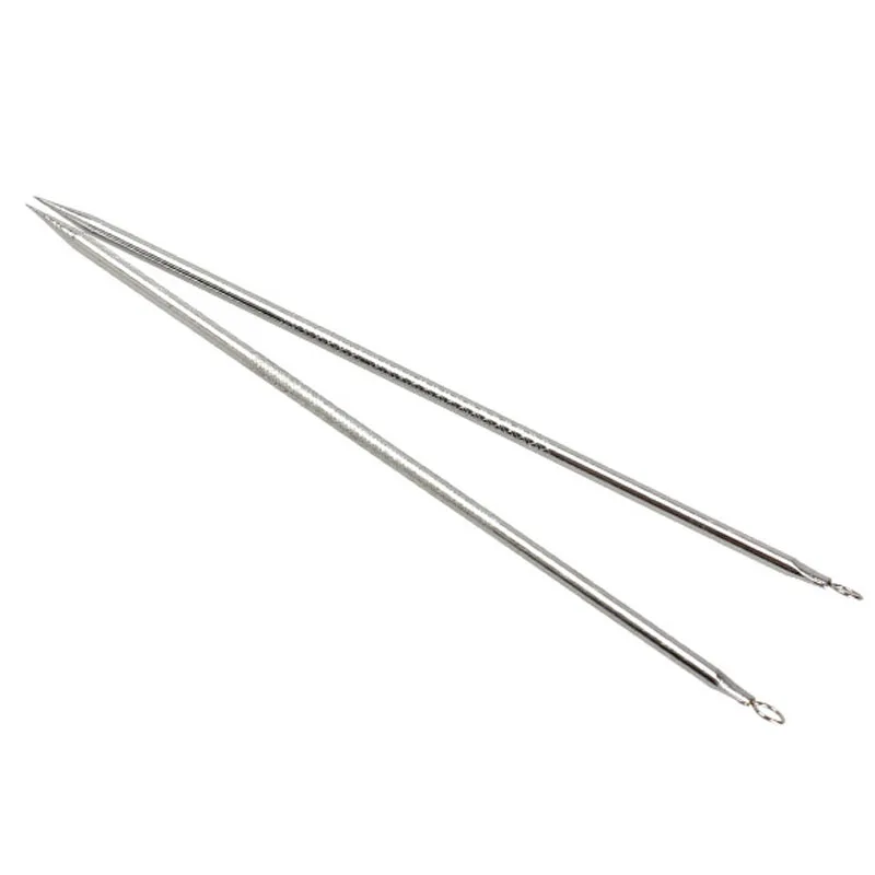 

Hot 2pcs Blackhead Remover Pimple Comedone Extractor Tool Acne Blemish Removal Kit wyt77