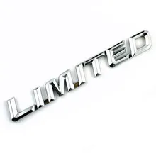 Dsycar 3D Metal LIMITED Car Sticker Emblem Badge For Jeep BMW Ford Volvo Nissan Mazda Audi VW Honda car Lada Kia Chevrolet DS