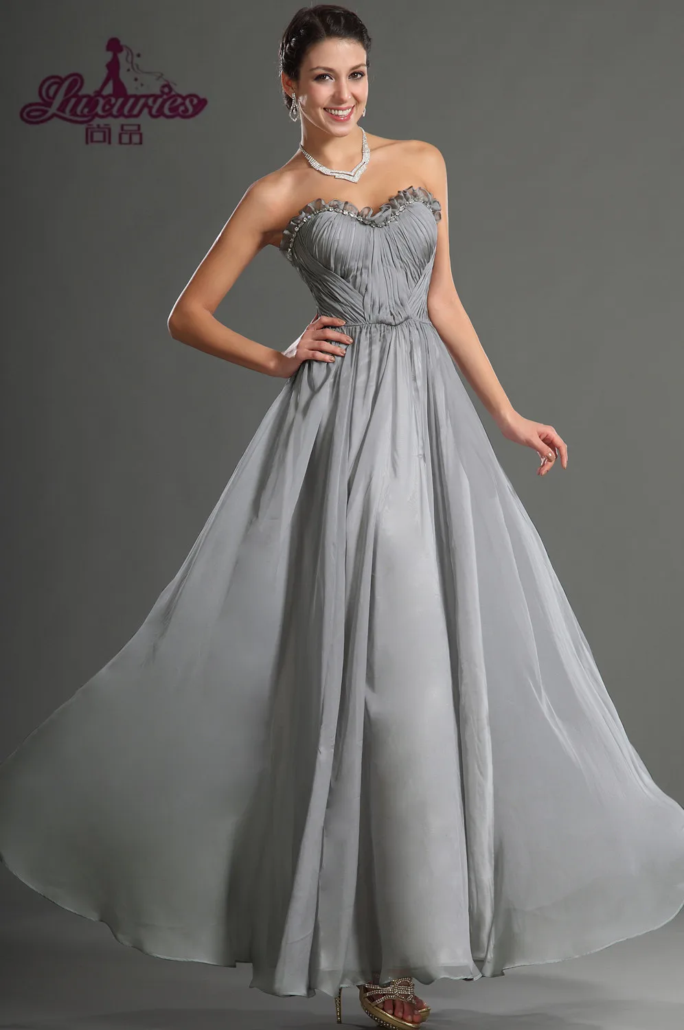 Charcoal grey long dresses Charcoal grey long dresses